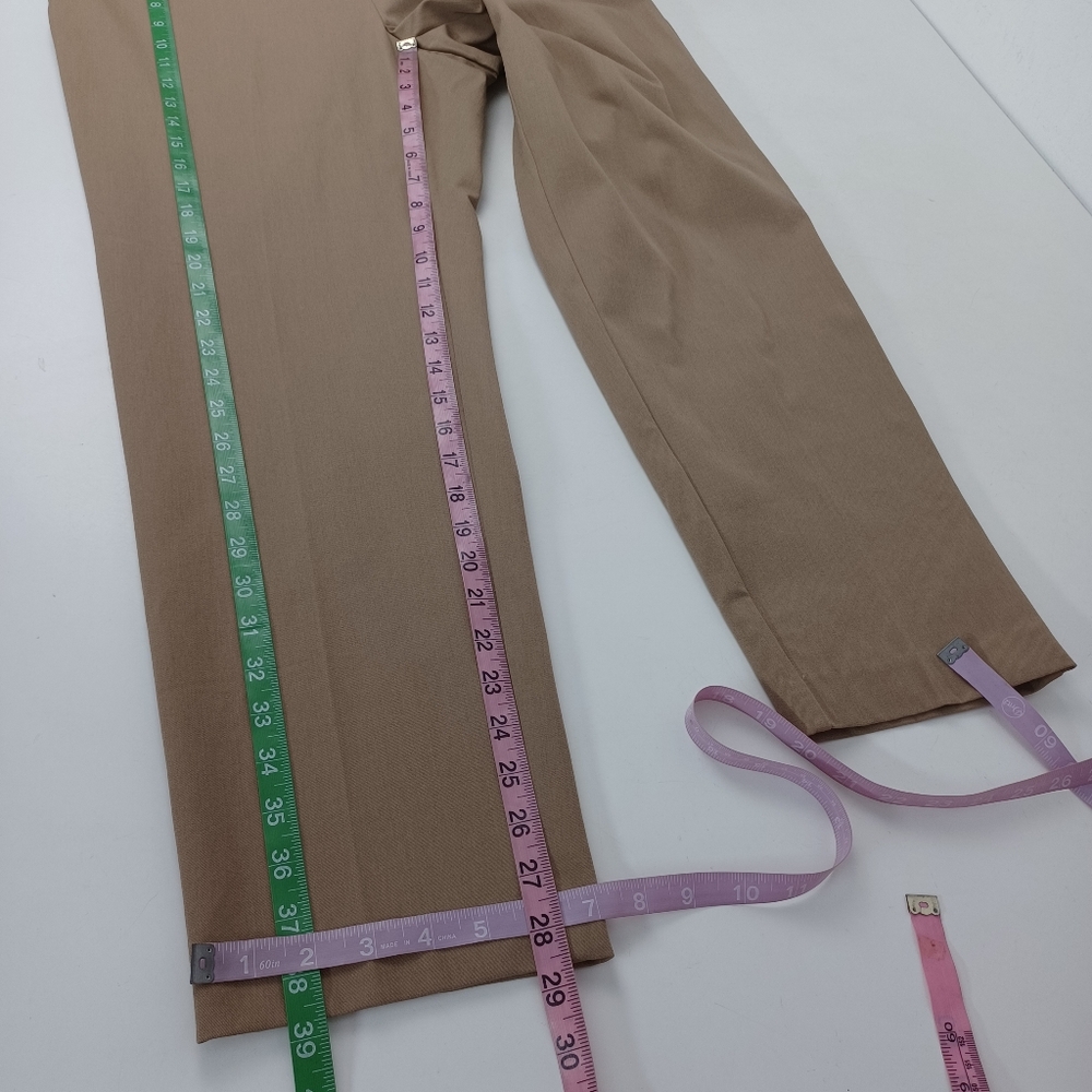 J Jill Precision Stretch Pant Size 16 Woemn Minimalist Cotton Blend In Tobacco - Picture 10 of 12